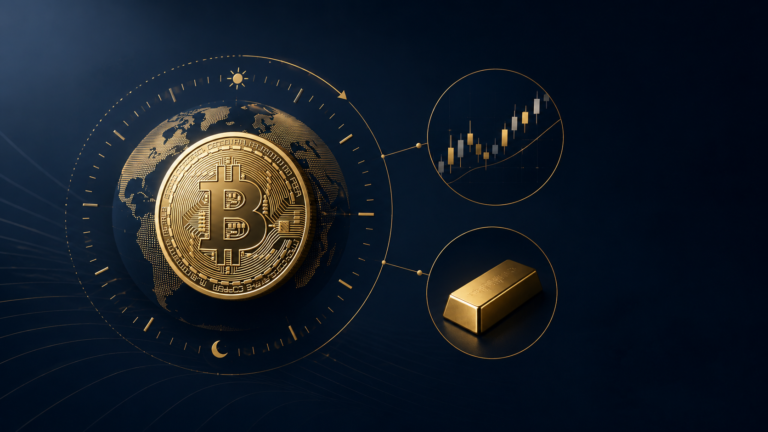 ビットコインはなぜ24時間動く？株式・金との違いと初心者が見るポイント